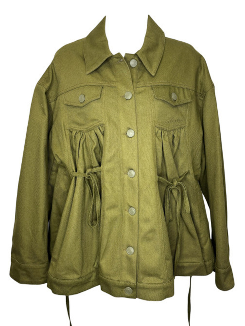 Cecilie Bahnsen Alice Jacket in Olive Green NWT